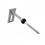 Suport de otel inoxidabil montaj acoperis tabla M10x200 mm cu placa adaptoare