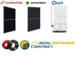 Sistem Fotovoltaic Deye 8 kW Monofazat Hibrid