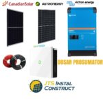 Sistem Fotovoltaic Victron 5.46 kW Monofazat Hibrid cu Stocare Dyness 10.24 kWh