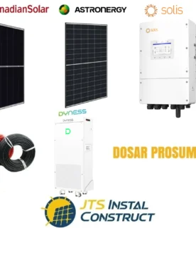 Sistem Fotovoltaic Trifazat Solis cu Acumulator