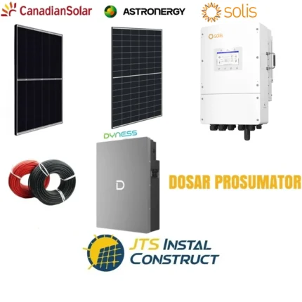 Sistem Fotovoltaic Trifazat Solis cu Acumulator
