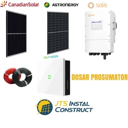 Sistem Fotovoltaic Trifazat Solis cu Acumulator